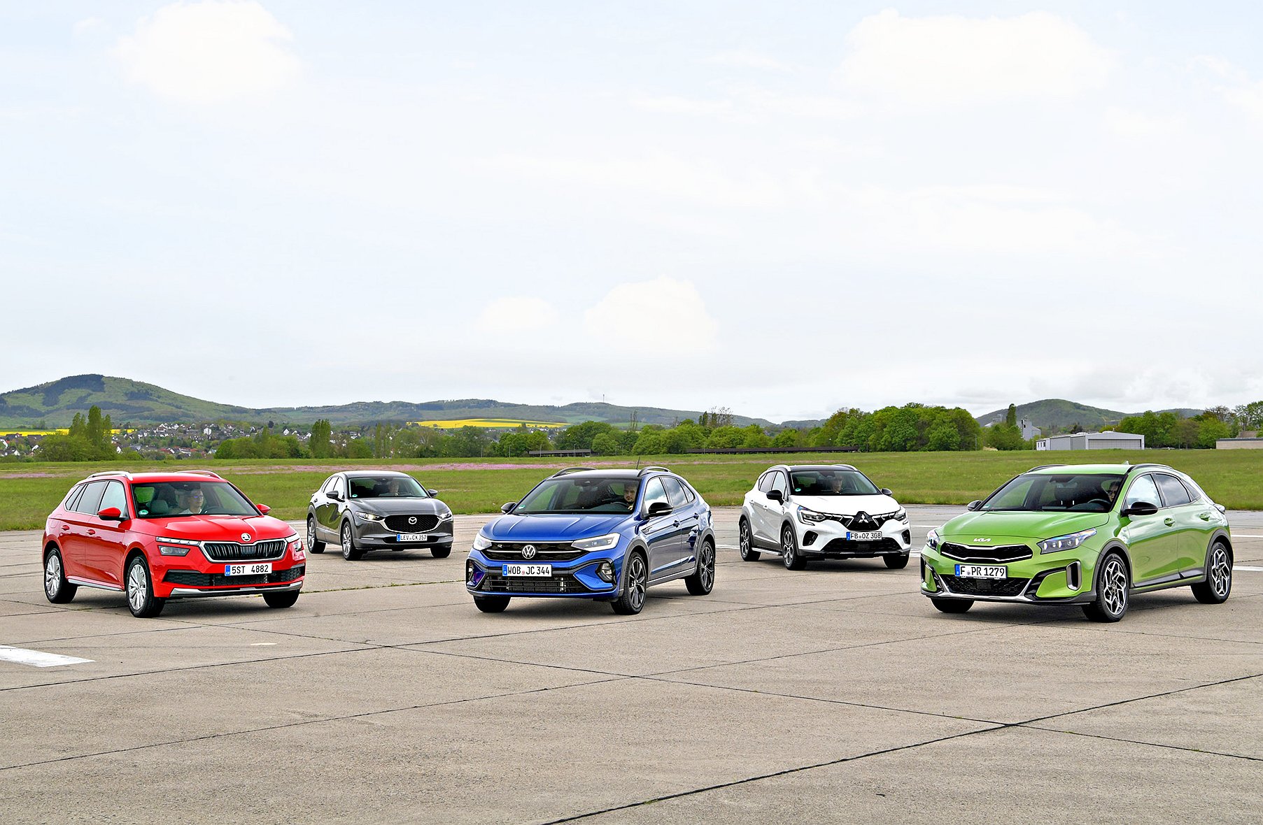 Kia XCeed, Mazda MX30, Mitsubishi ASX, Skoda Kamiq, VW Taigo PORÓWNANIE Pięć crossoverów