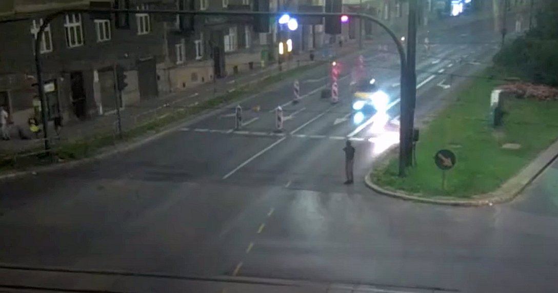 wypadek w Krakowie
