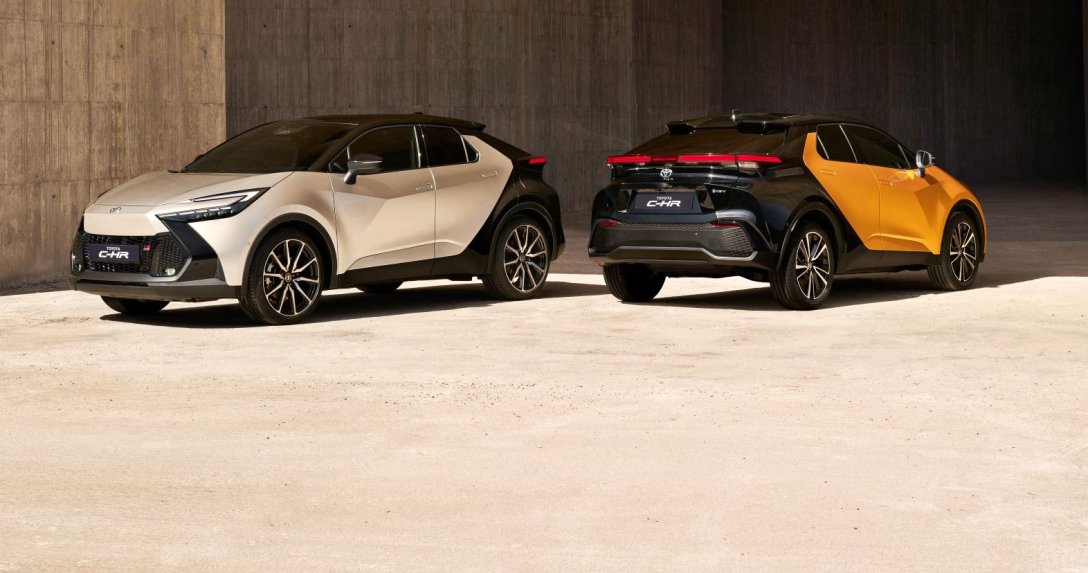 Toyota C-HR przód i tył