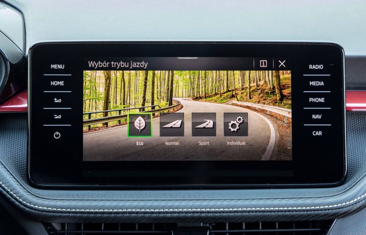 Skoda Fabia - tryby jazdy