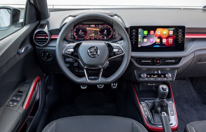 Skoda Fabia - kokpit