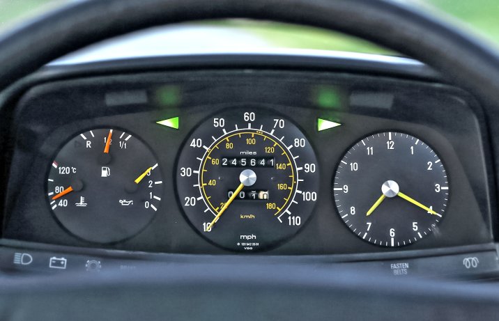 Mercedes-Benz W123 – wskaźniki