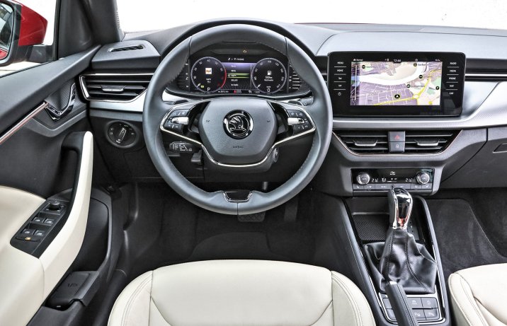 Skoda Kamiq 1.5 TSI DSG – kokpit