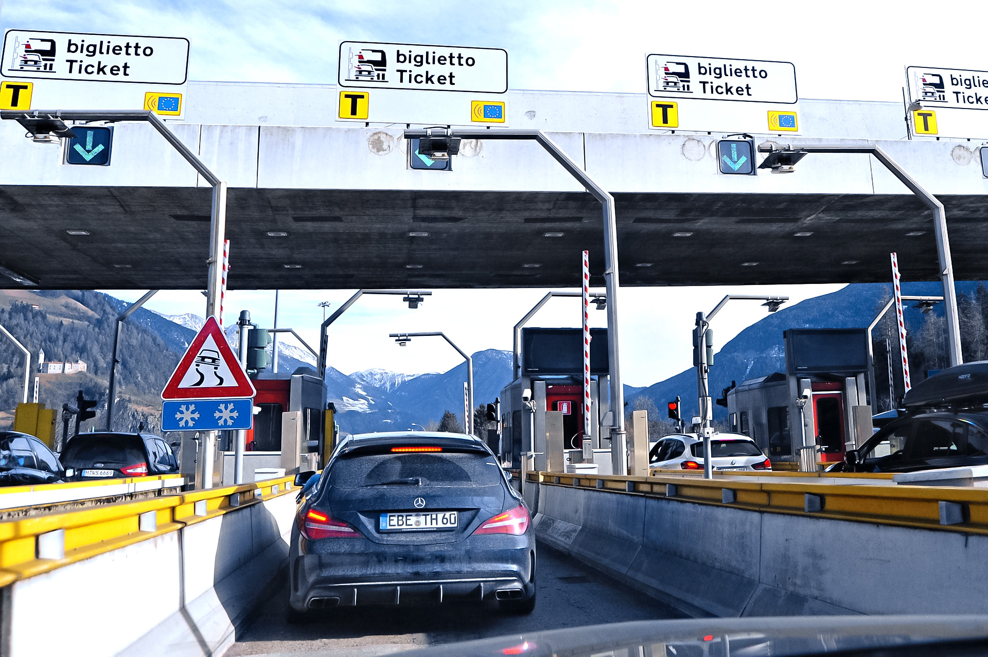 bramka poboru oplat za granica