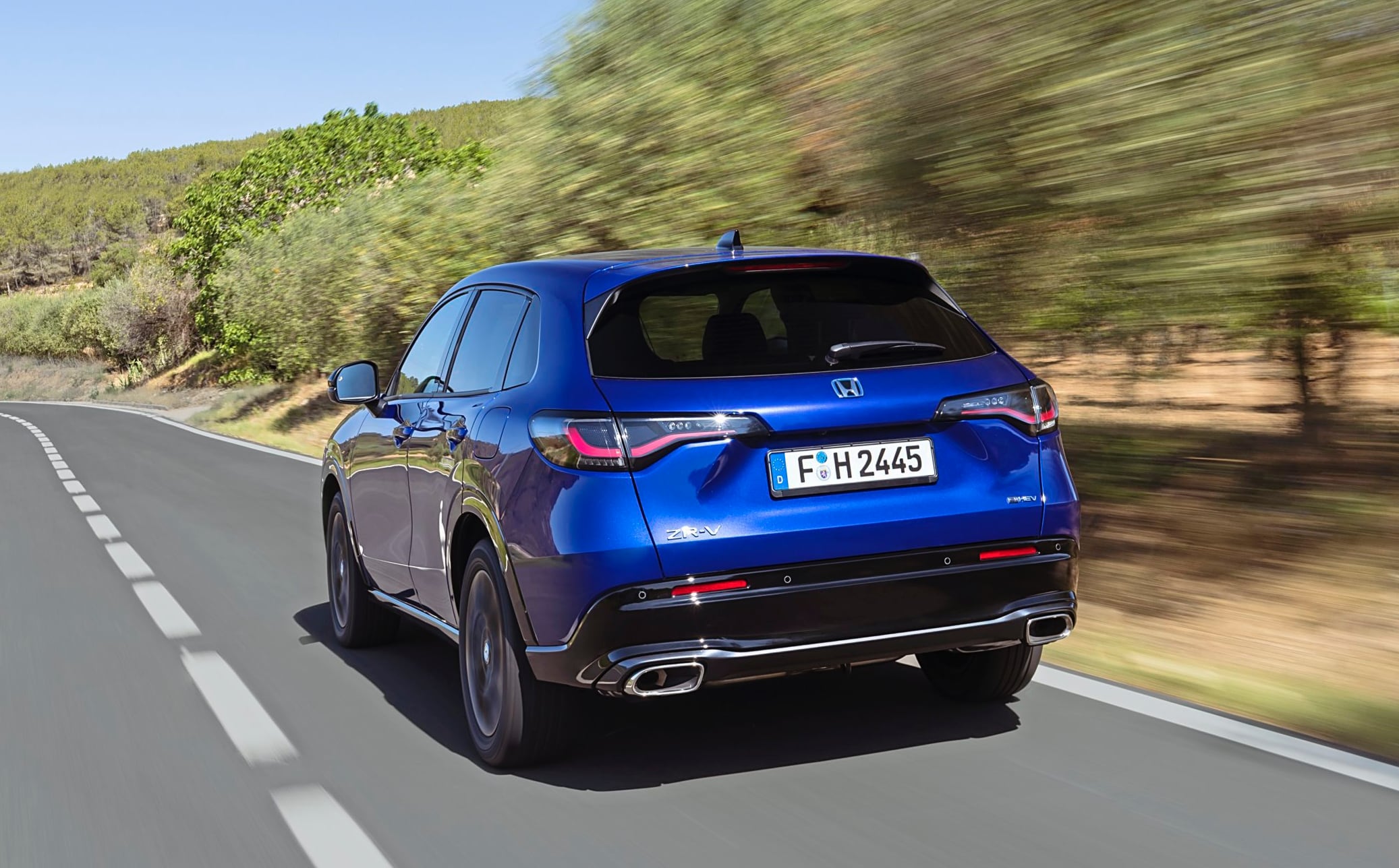 Honda ZR-V tył w ruchu
