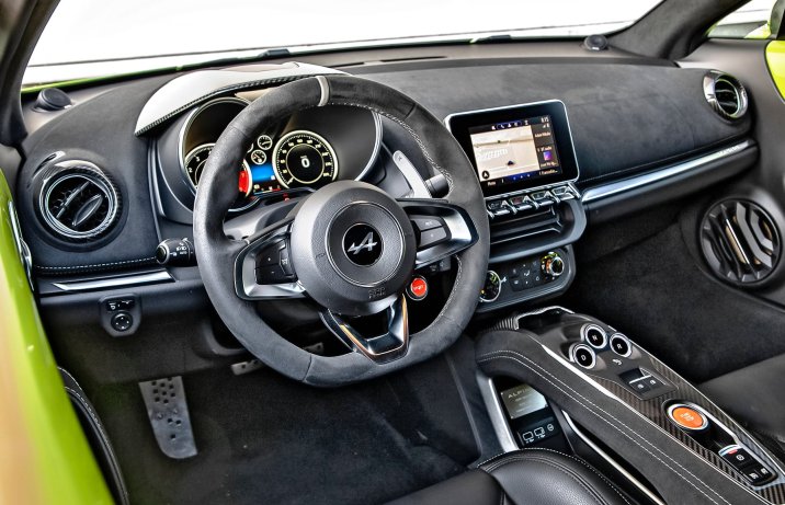 Alpine A110 GT – deska rozdzielcza