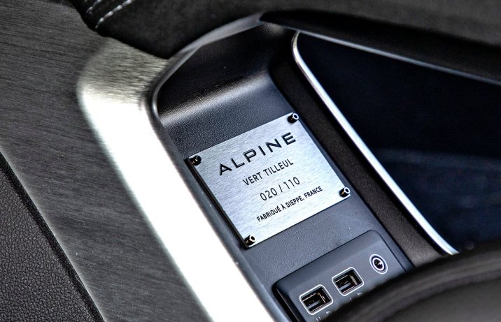 Alpine A110 GT – plakietka