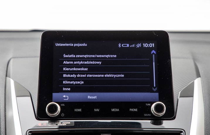 Mitsubishi Eclipse Cross - menu ekranu