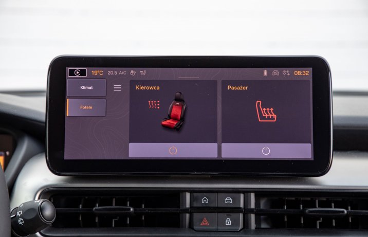 Jeep Avenger - ogrzewanie foteli