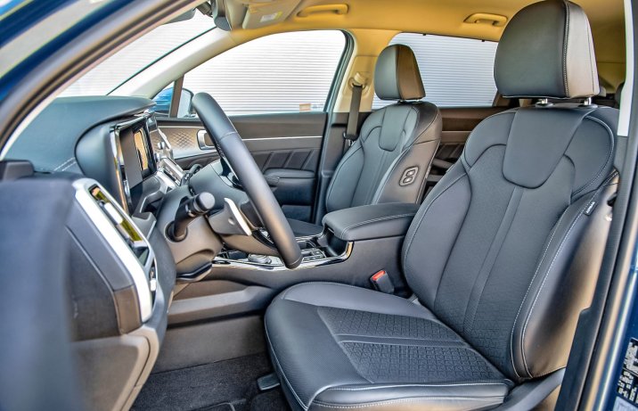Kia Sorento 1.6 T-GDI HEV AWD XL (2023) – test – fotele
