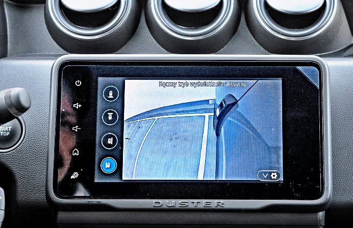 Dacia Duster 1.5 Blue dCi 4x4 SL Extreme – widok z kamer