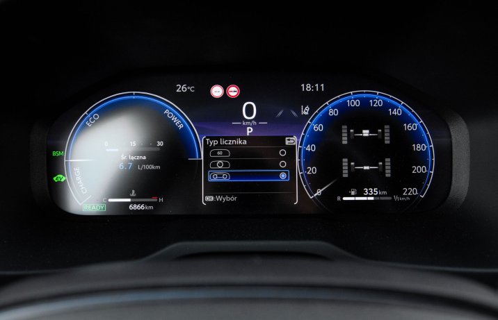 Toyota RAV4 - zegary