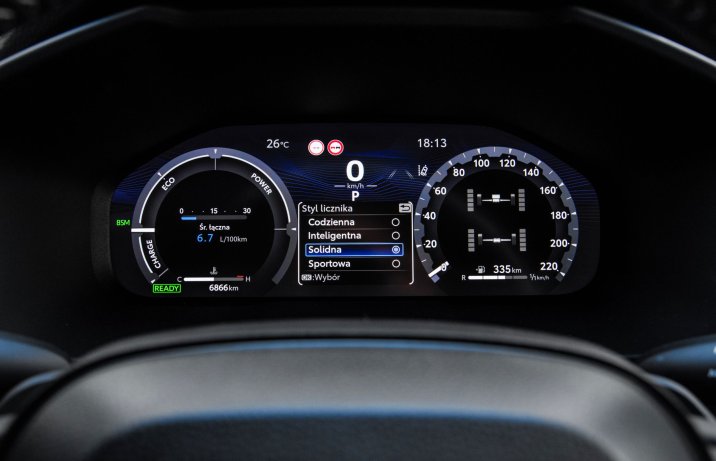 Toyota RAV4 - zegary