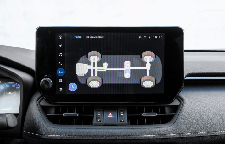 Toyota RAV4 - menu napędu