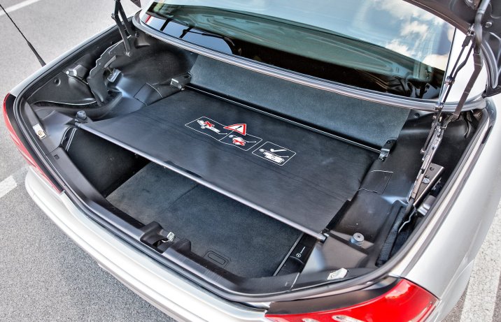 Mercedes SLK (R170) – wnętrze, bagażnik