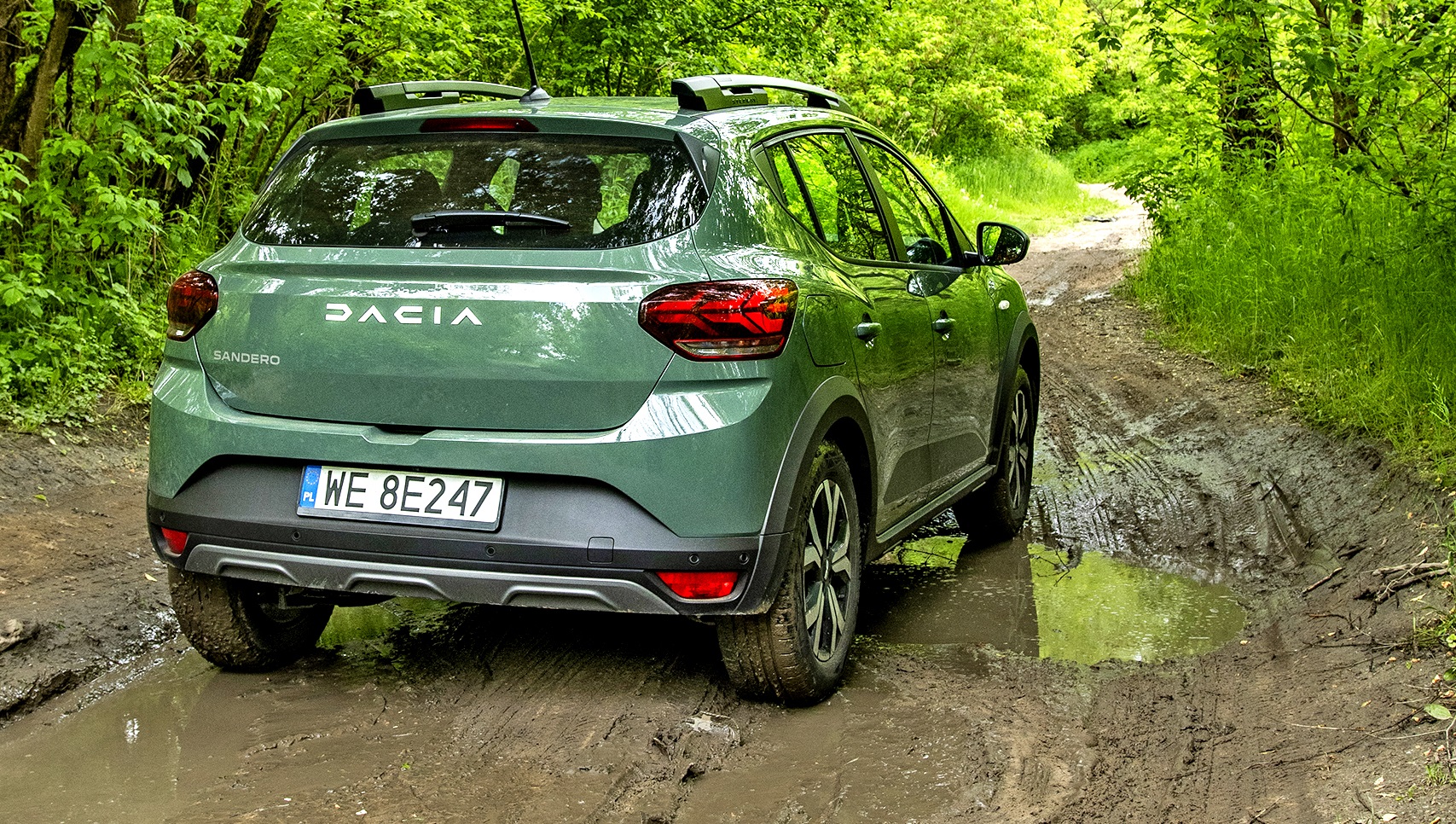 crossoverem w teren jazda po blocie