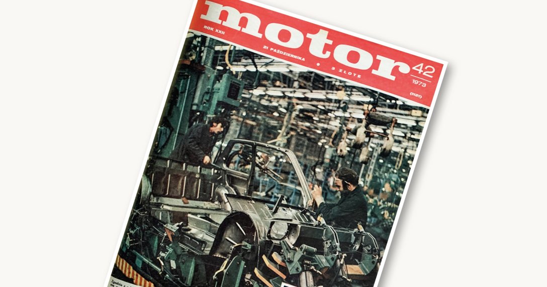 Okładka Motor nr 42 z 1973 r.