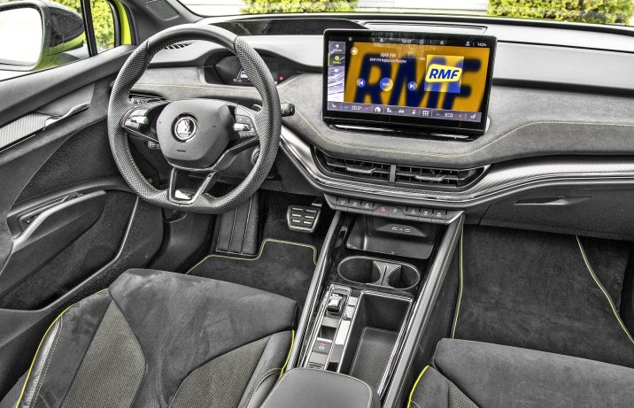 Skoda Enyaq Coupe RS – deska rozdzielcza