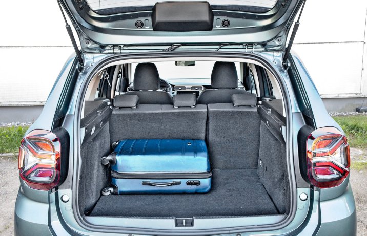 Dacia Duster ECO-G 100 Extreme – wnętrze, bagażnik