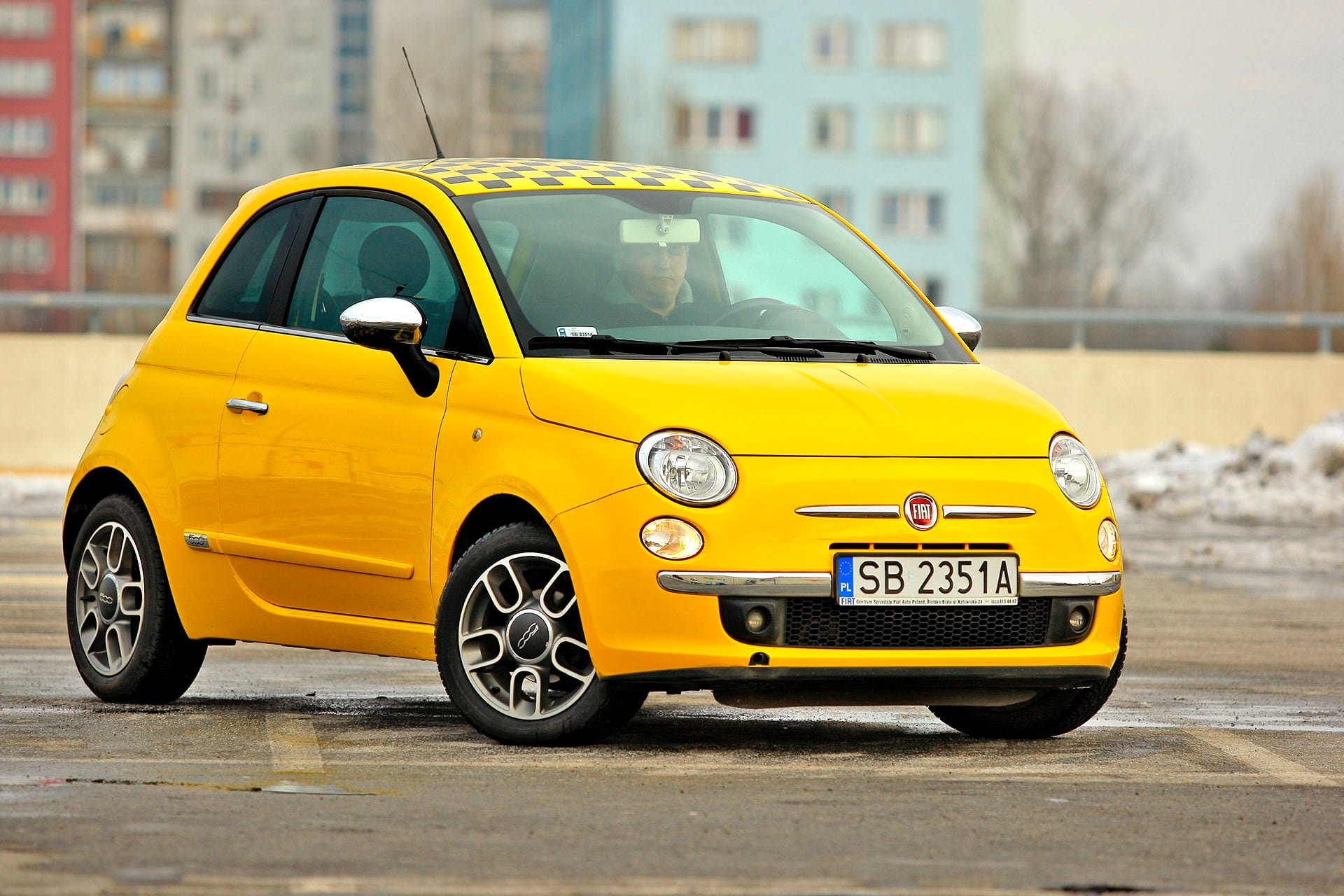 Fiat 500 przód i bok