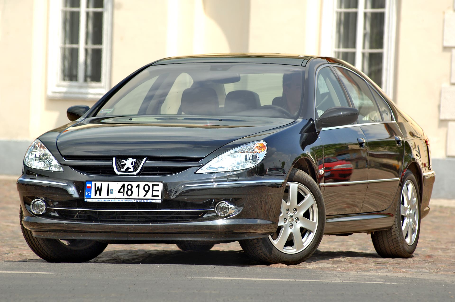 peugeot 607 przód bok