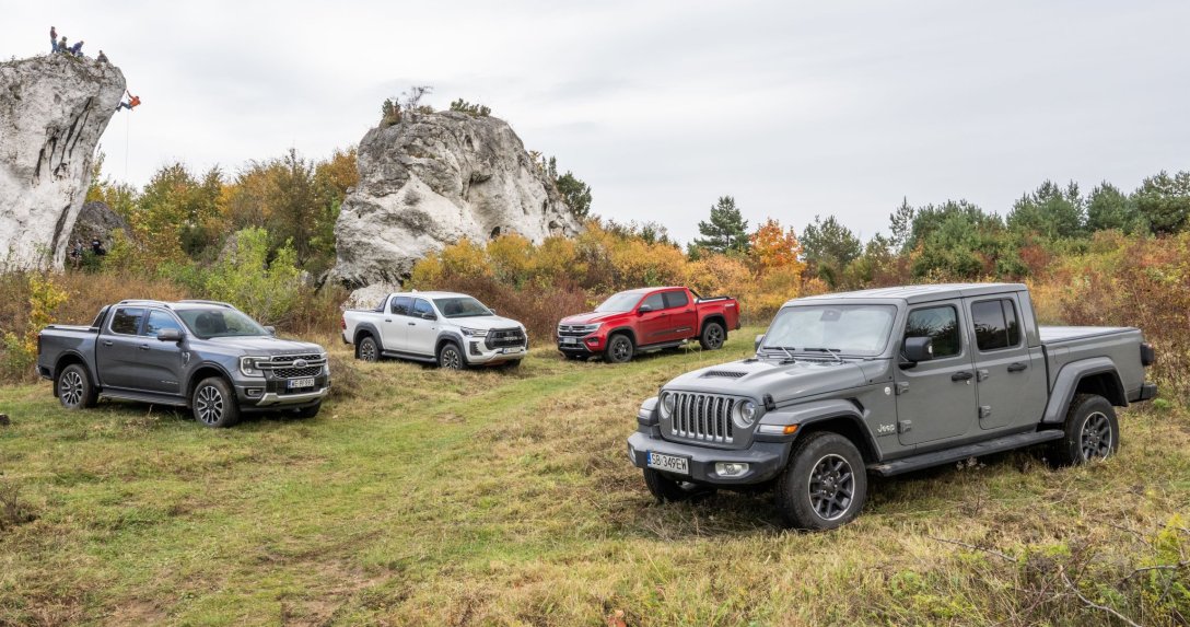 Ford Ranger, Jeep Gladiator, Toyota Hilux, Volkswagen Amarok – test w terenie