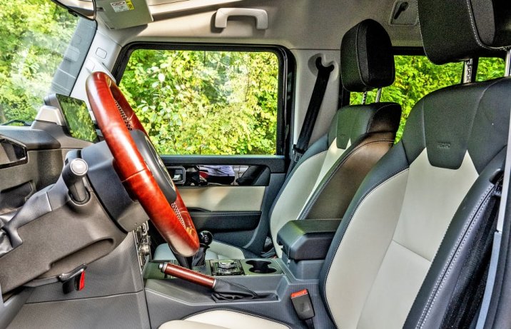 Ineos Grenadier – wnętrze, fotele