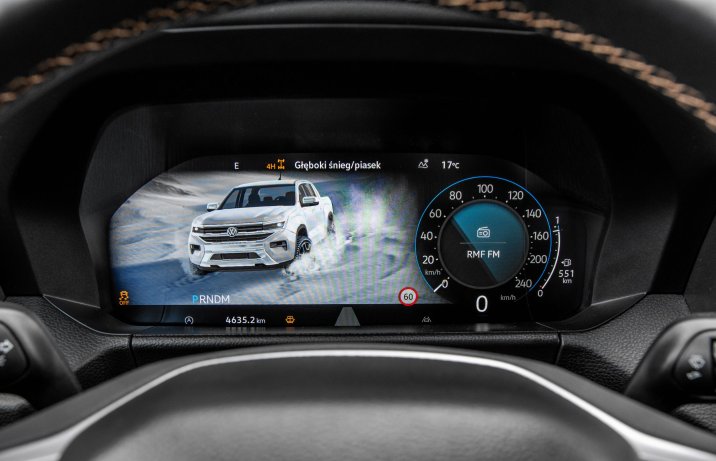 Volkswagen Amarok - tryb na śnieg i piach