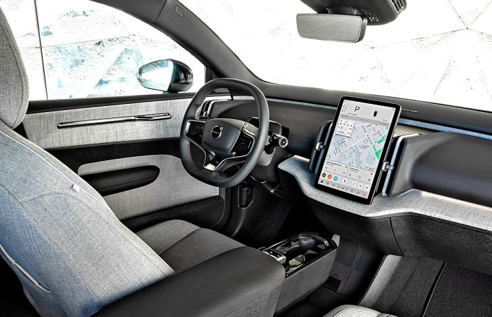 Volvo EX30 – wnętrze, deska rozdzielcza