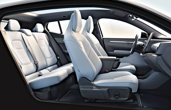 Volvo EX30 – wnętrze, fotele