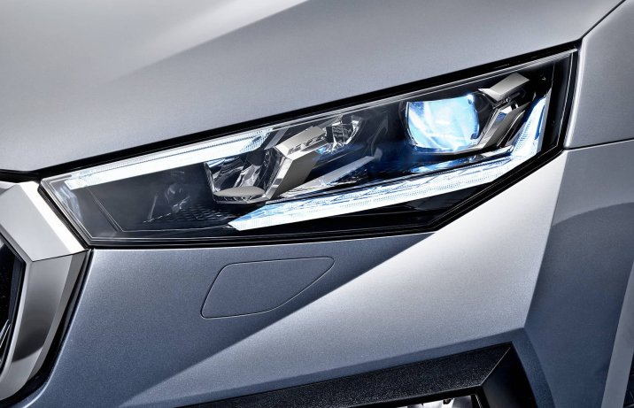 Skoda Scala po liftingu – reflektor