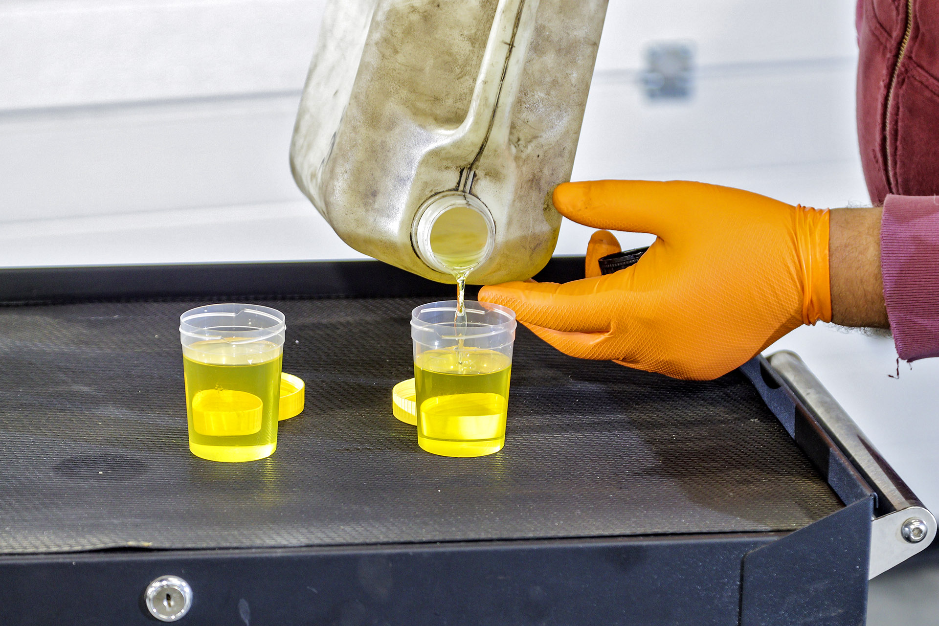 test depresatora_przygotowanie probek