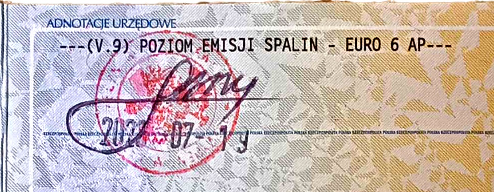 strefy czystego transportu_dowod rejestracyjny poziom emisji