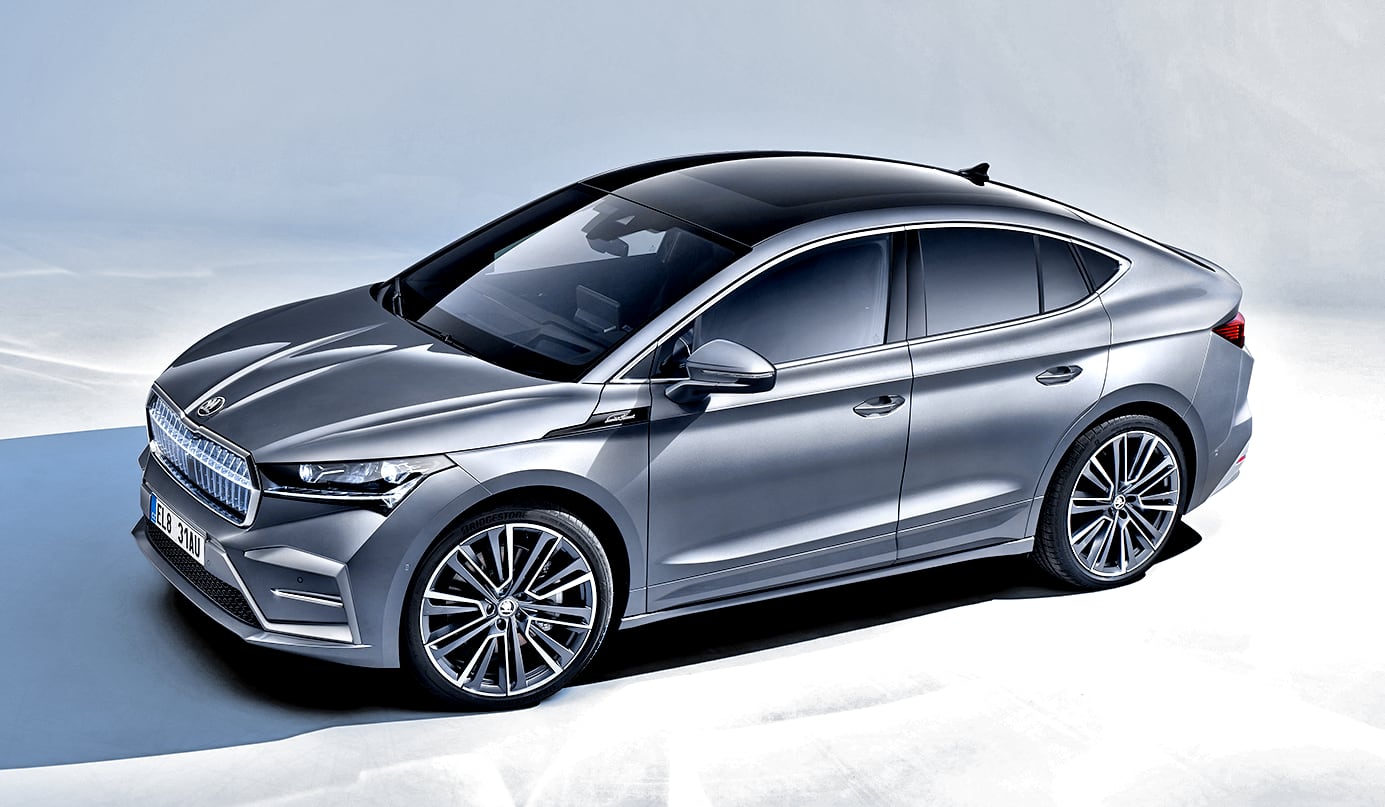 Skoda Enyaq L&K przod i bok
