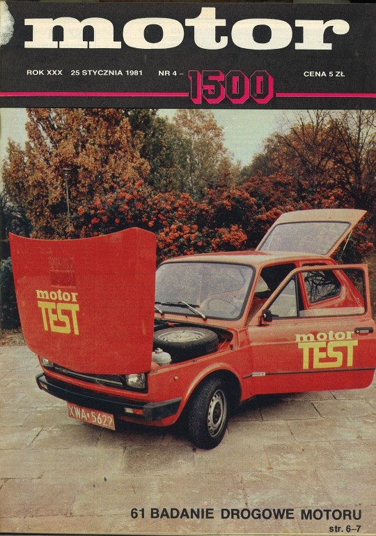 motor numer 4 z 1981 roku okladka