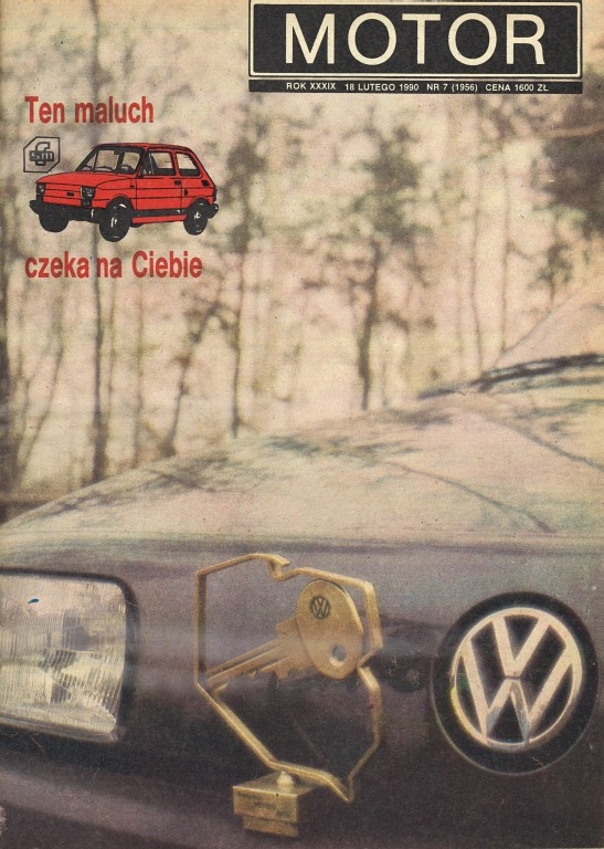 motor numer 7 z 1990 roku okładka