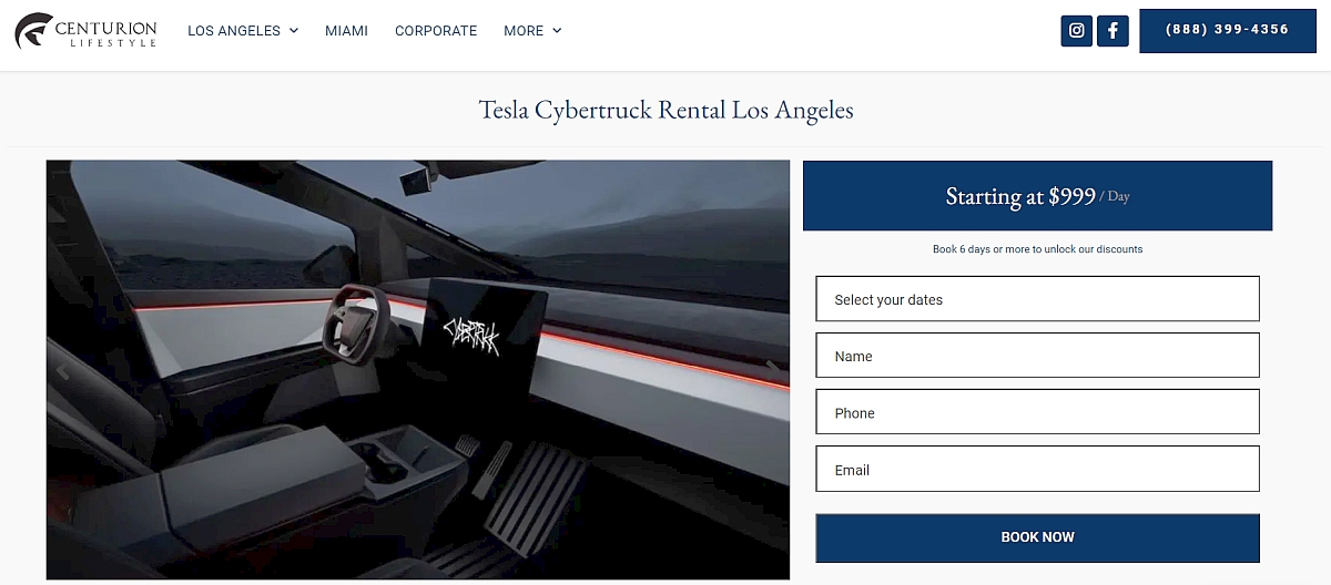 Cybetruck wypozyczenie