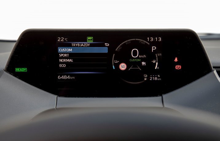 Toyota Prius PHEV - tryby jazdy
