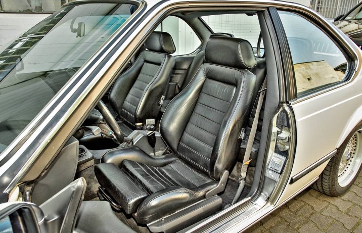 BMW serii 6 E24 (M635 CSi) – wnętrze, fotele