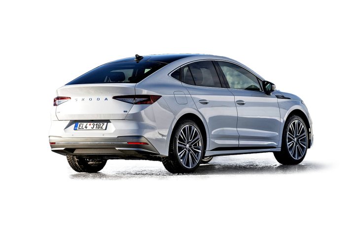 Skoda Enyaq Coupe (2024) – tył i bok