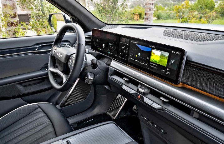 KIA EV9 – wnętrze, deska rozdzielcza