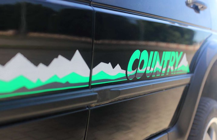 Volkswagen Golf Country – napis Country