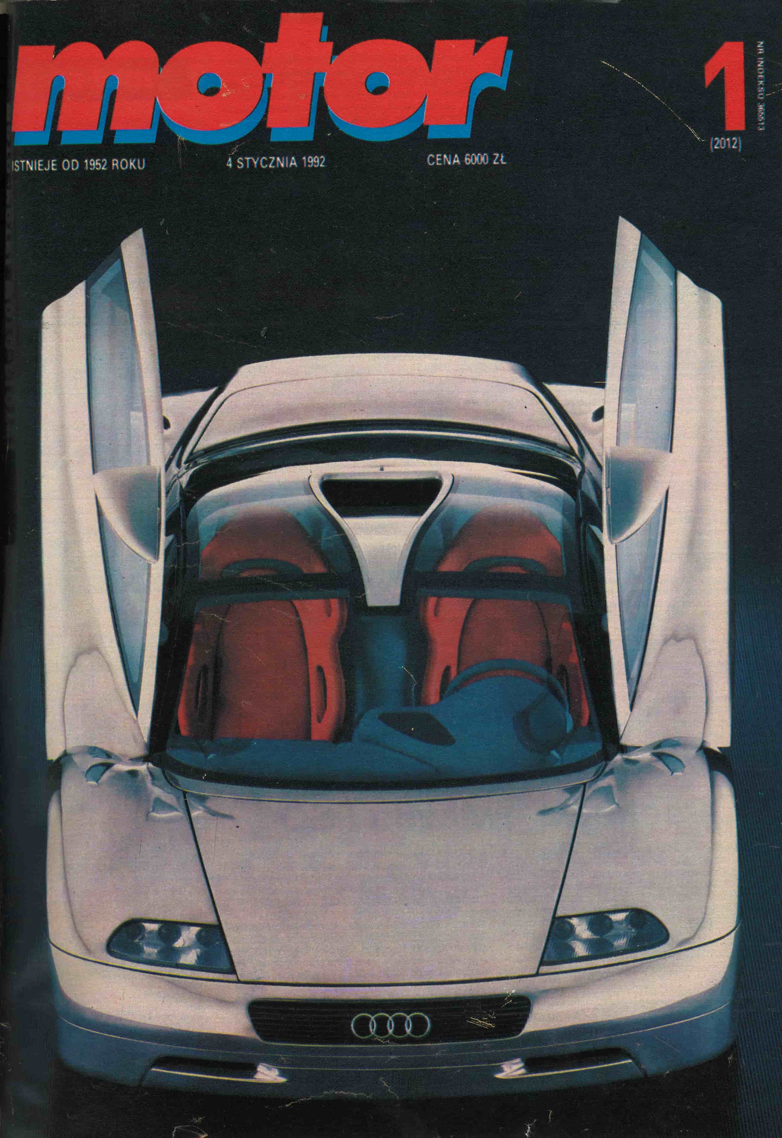 motor numer 1 z 1992 roku okładka