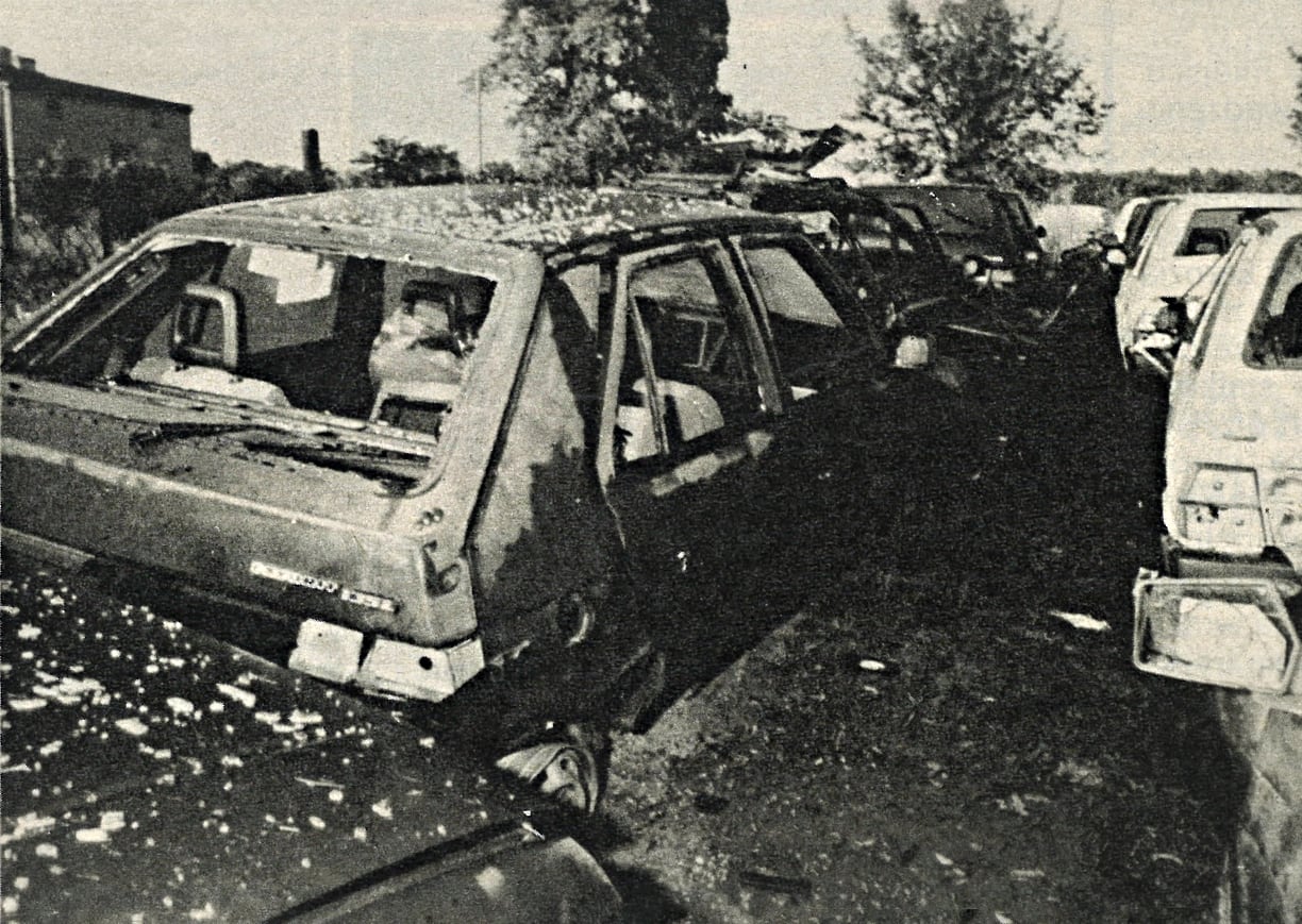 zniszczone skody favorit auto wimar 1992 rok