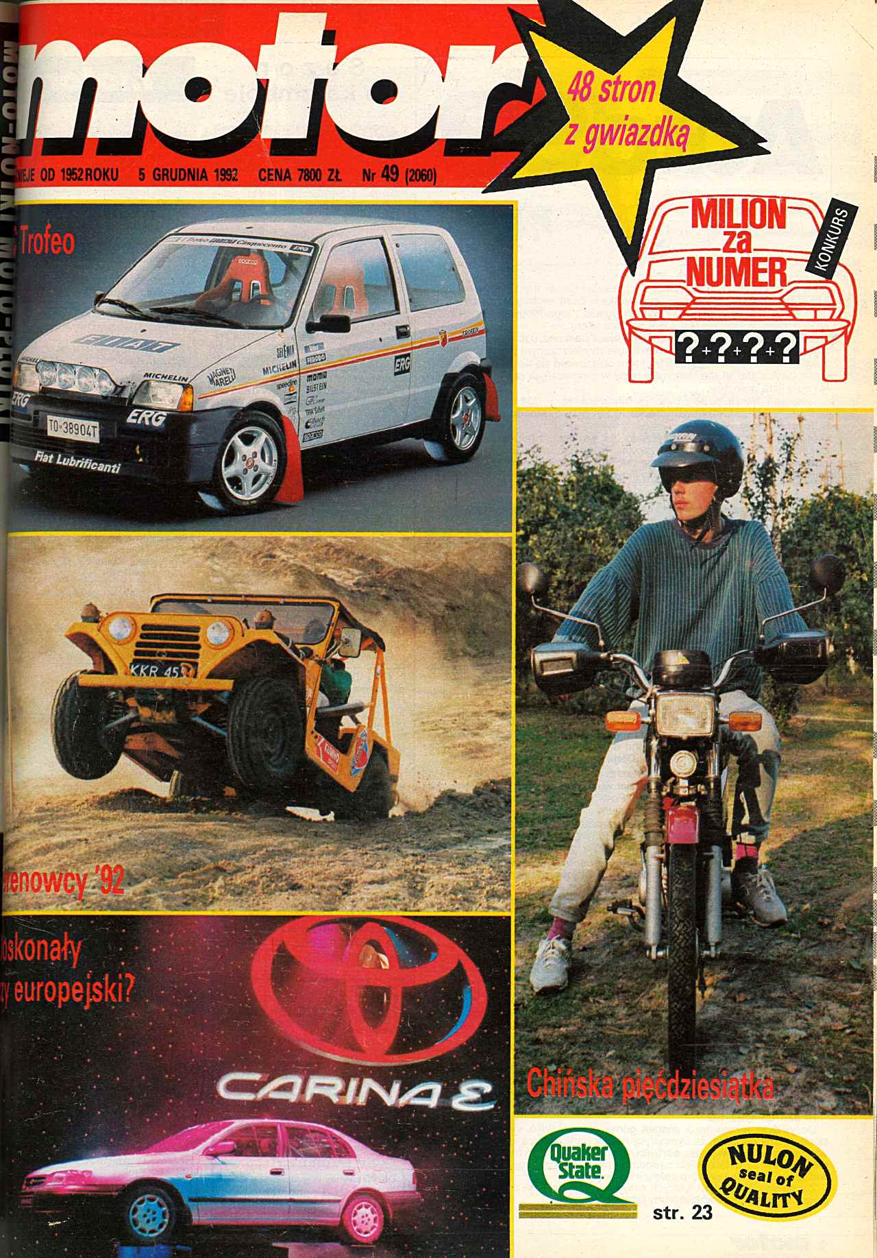 mortor numer 49 z 1992 roku okładka