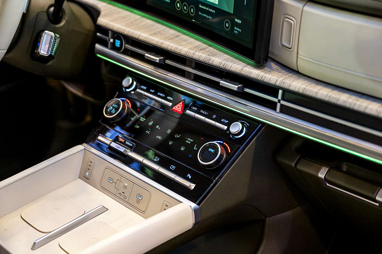 Hyundai-Santa Fe panel klimatyzacji