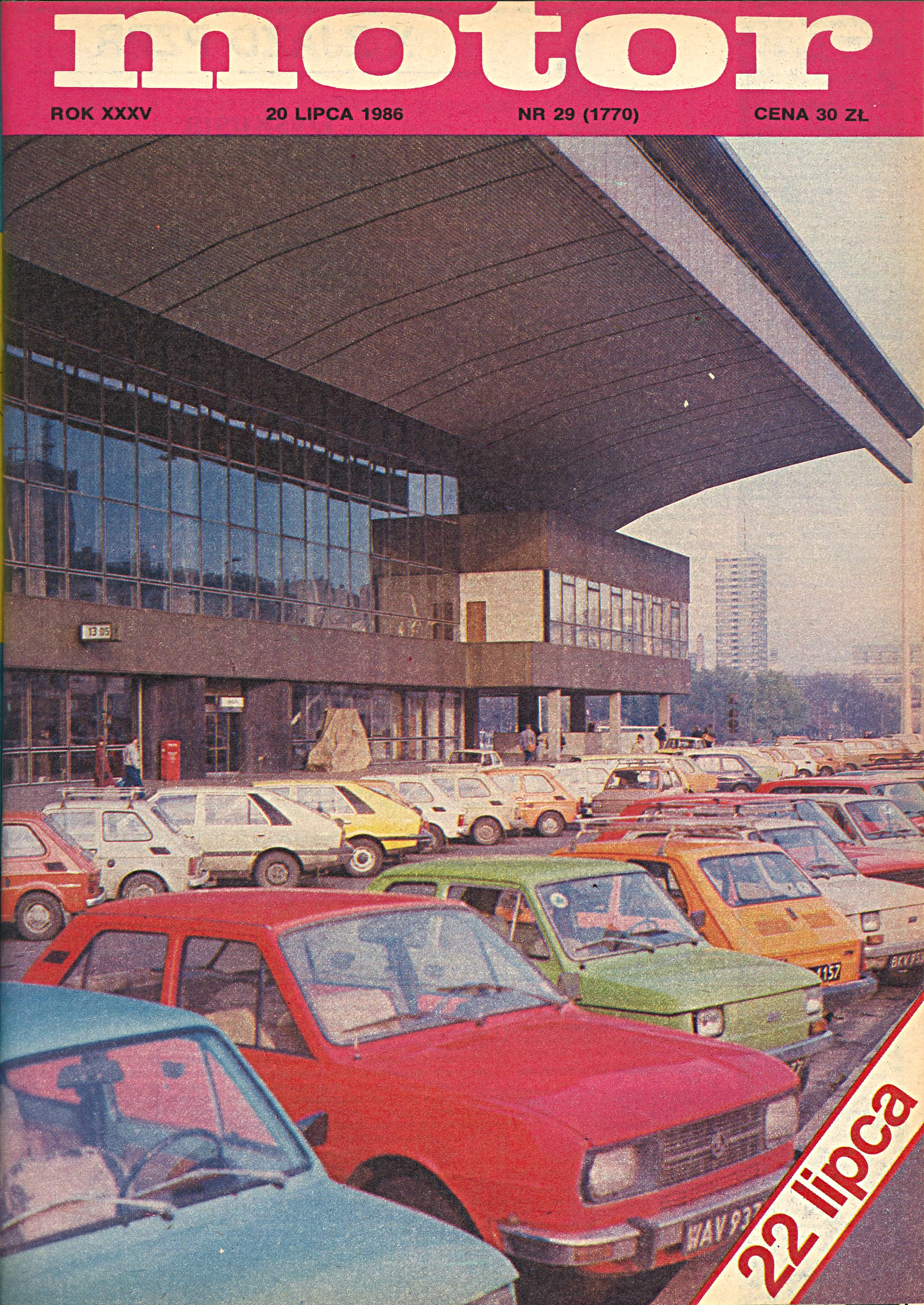 motor numer 29 z 1986 roku okładka