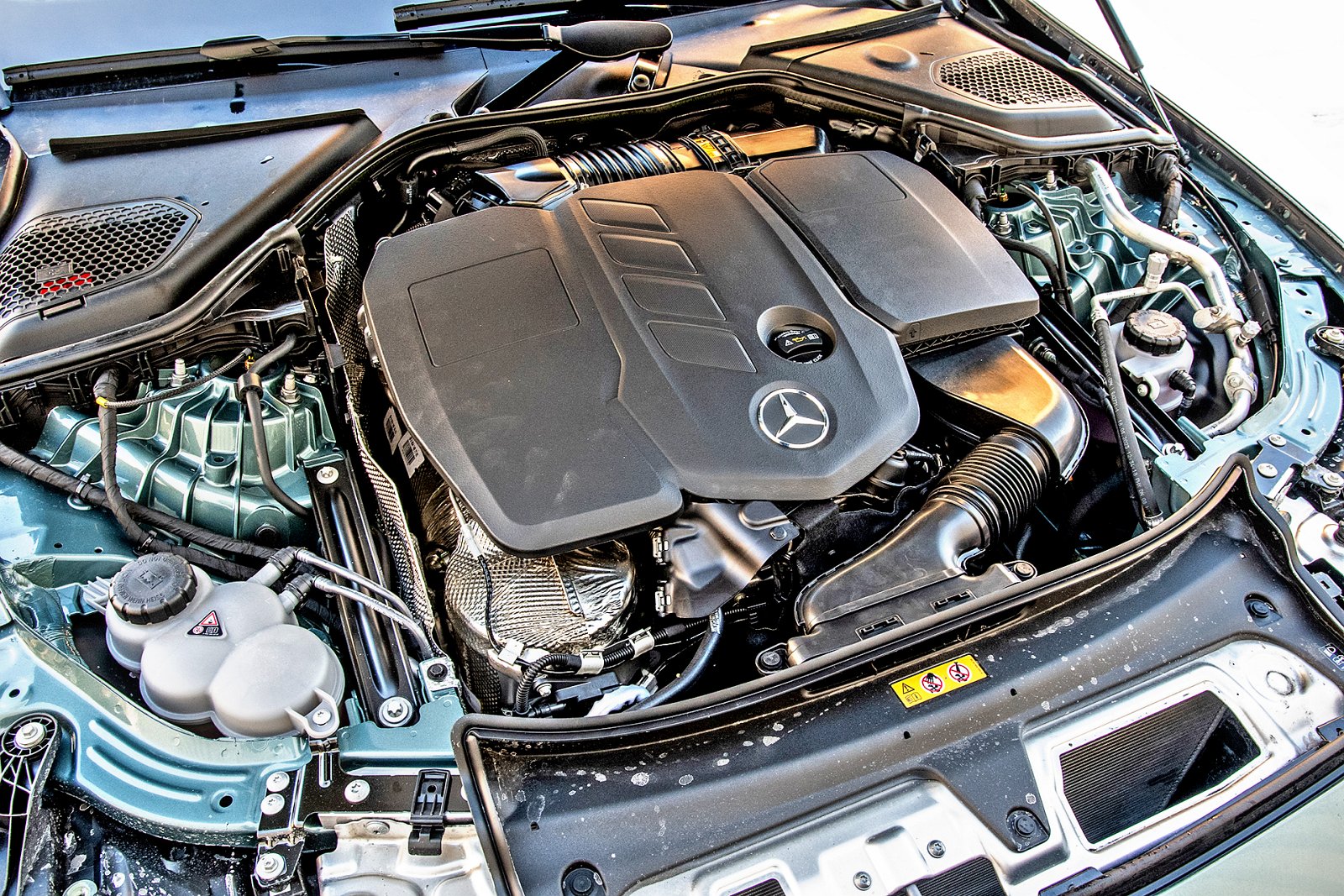 Mercedes E 220 d 2024 test silnik