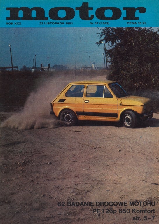 Motor numer 47 z 22 listopada 1981 roku