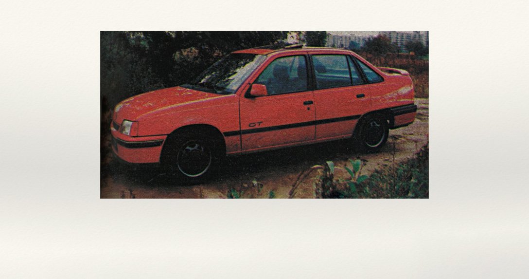 Opel Kadett  E sedan – przód i bok